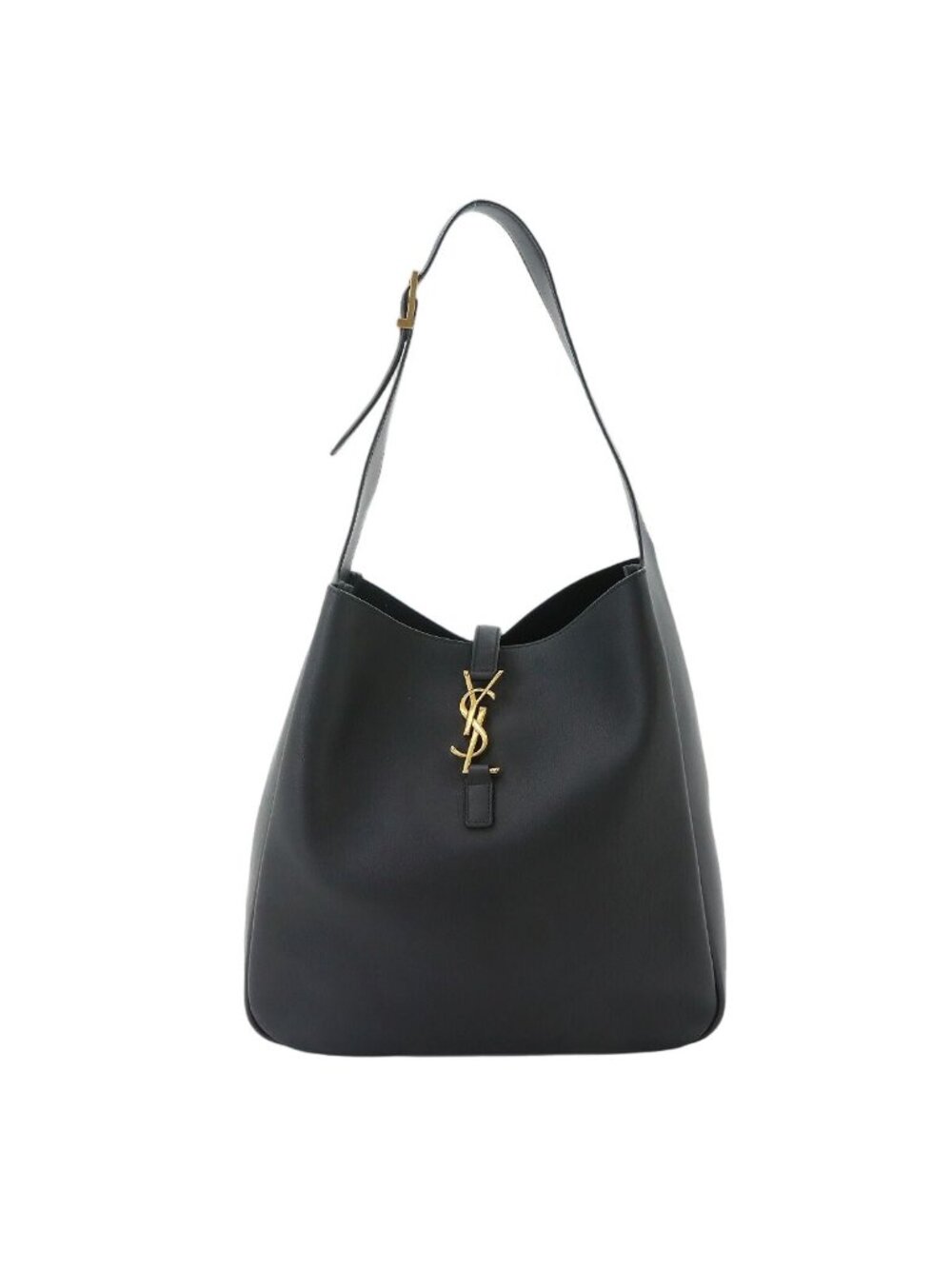 Saint Laurent le 5 a 7 Soft Large Shoulder Bag Leather Black